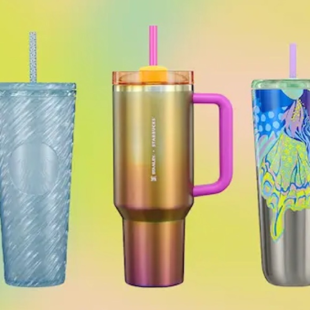 NWT Limited Edition Summer Starbucks x Stanley Thirst Quencher 🩷💛